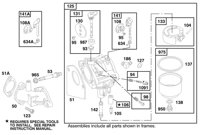 Engine Briggs and Stratton Model 28m707 1182 E1