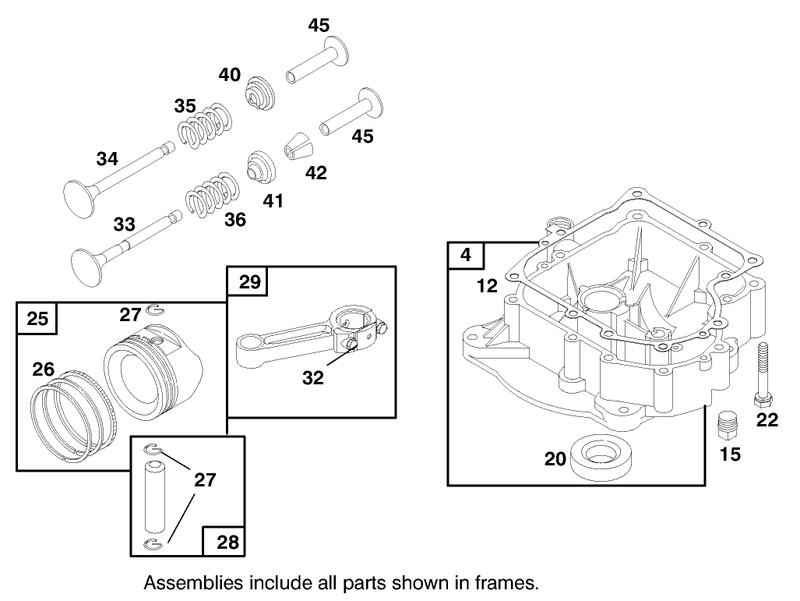 Engine Briggs and Stratton Model 28m707 1182 E1