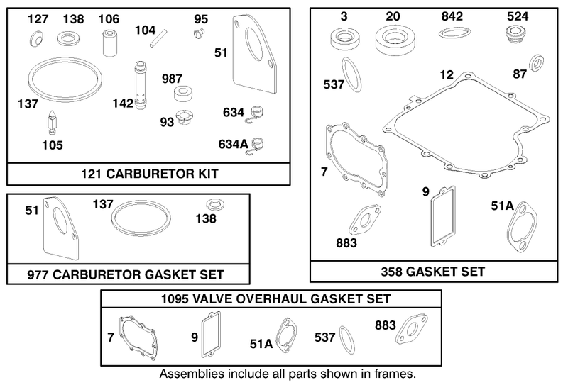 Engine Briggs and Stratton Model