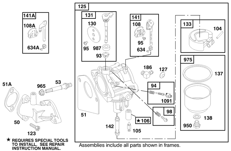 Engine Briggs and Stratton Model 28m707 1182 E1