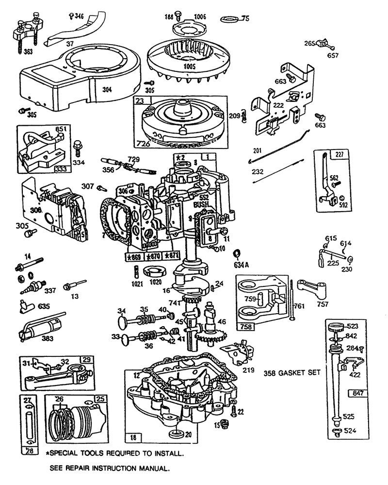 Briggs and Stratton Model No 286707 0119 01