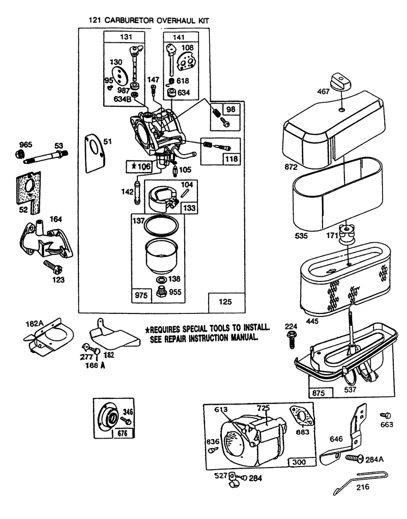 Briggs and Stratton Model No 286707 0119 01