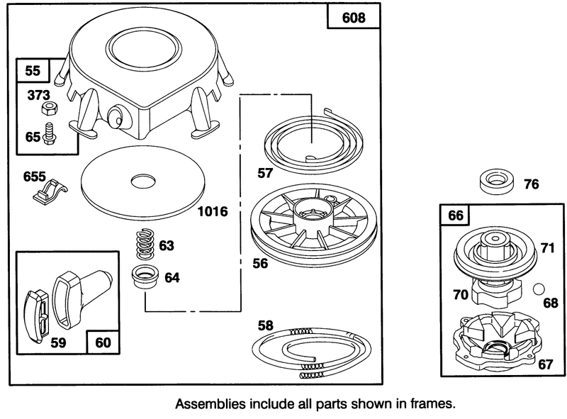 Engine Briggs and Stratton Model 28b707 0126 01