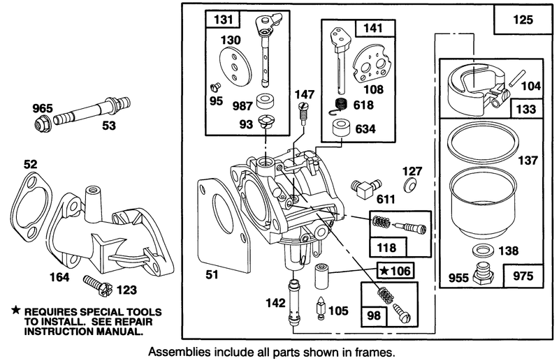 Engine Briggs and Stratton Model 28b707 0126 01