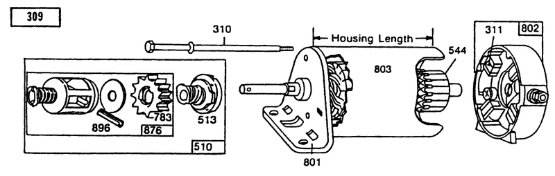 Starter Briggs and Stratton