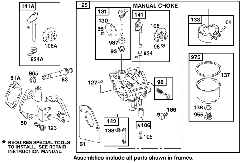 Engine Briggs and Stratton Model 195707 0421 E1