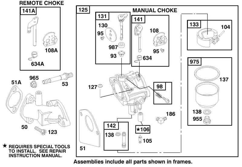 Engine Briggs and Stratton Model 195707 0421 E1