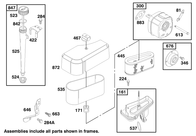 Engine Briggs and Stratton Model 195707 0421 E1