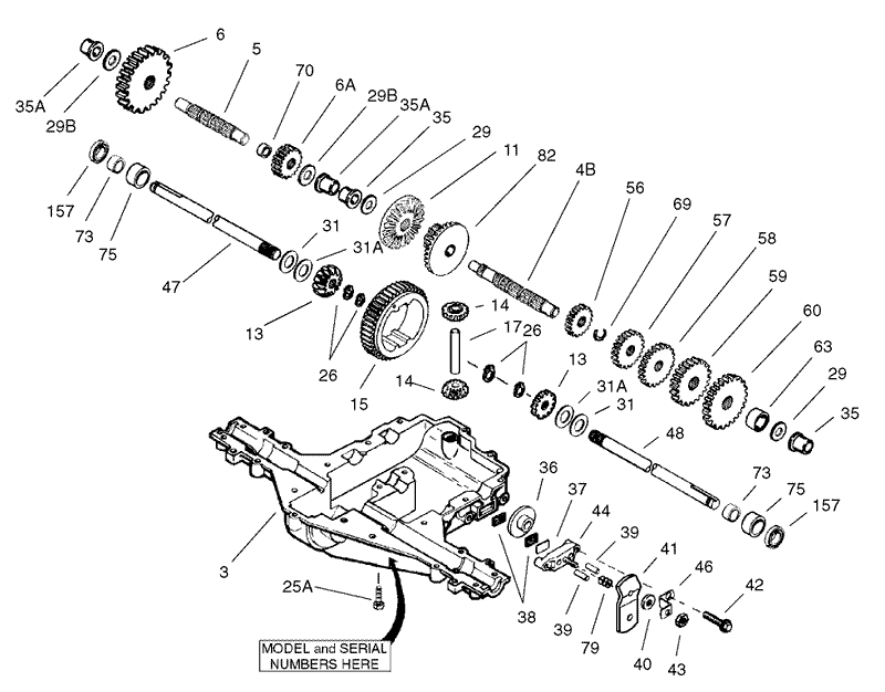 Case Assembly Peerless No MST 542D