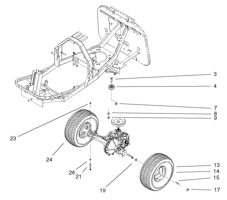 Rear Wheel Assembly