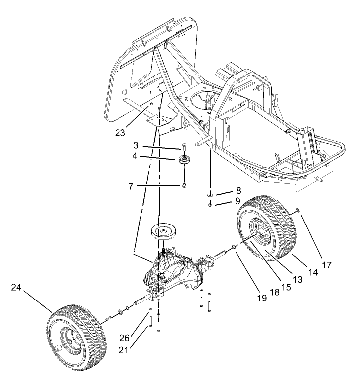 Rear Wheel Assembly