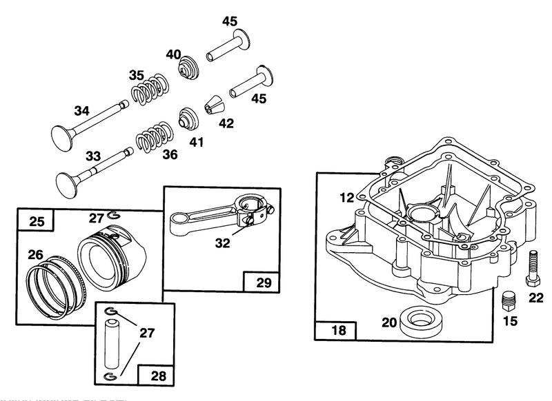 Engine Briggs and Stratton Model 28m707 0127 01