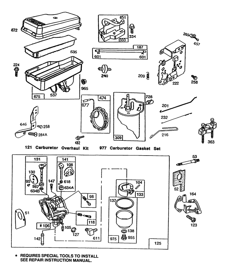 Briggs and Stratton Model No 257707 0124 01
