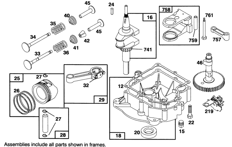 Engine Briggs and Stratton Model 283707 0160 01