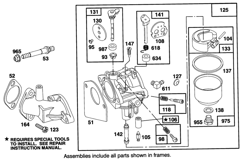 Engine Briggs and Stratton Model 28b707 0122 01