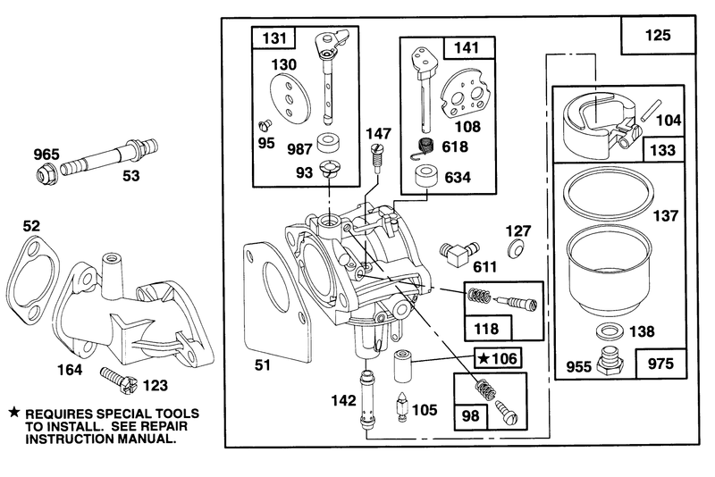Engine Briggs and Stratton Model 28d707 0124 01