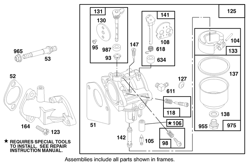 Engine Briggs and Stratton Model 28d707 0124 01