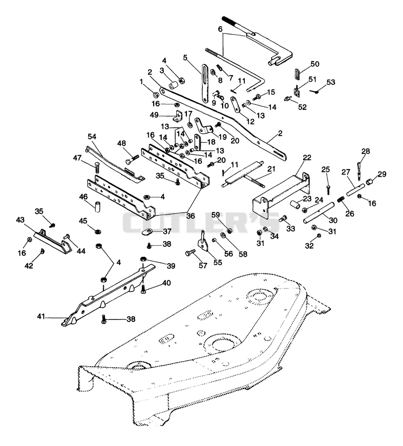 Mower Hanger