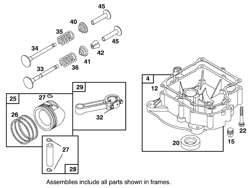 Engine Briggs and Stratton Model 28m707 1182 E1