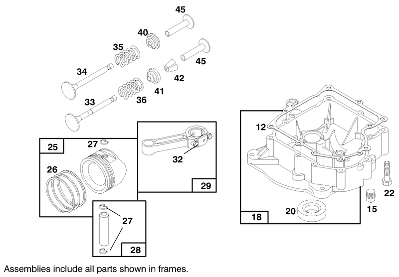 Engine Briggs and Stratton Model 28m707 0127 01