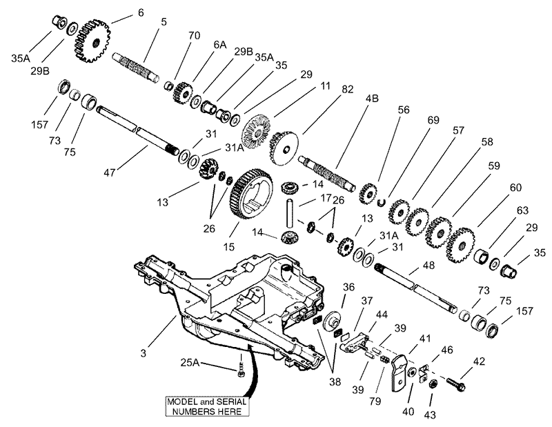 Case Assembly Peerless No MST 542D