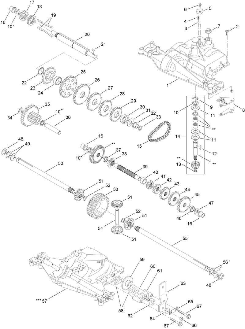 Transmission Assembly No 110 8649