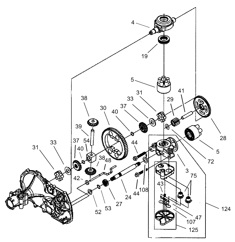 Hydro Transaxle Assembly No 106 1840 continued
