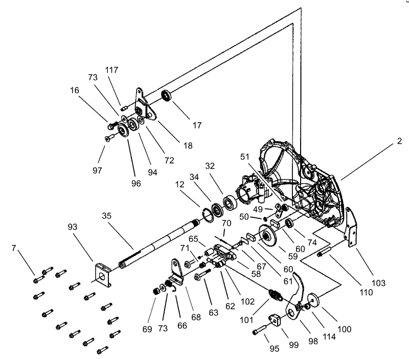 Hydro Transaxle Assembly No 106 1840
