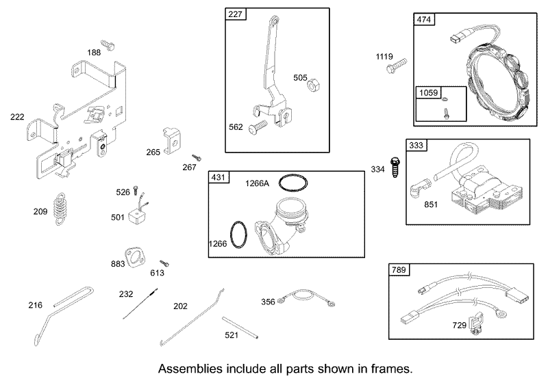 Governor Assembly Briggs and Stratton 31G777 0121 E1