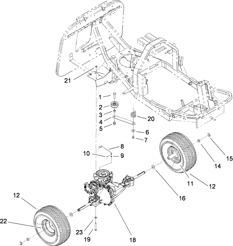 Hydro Transaxle Assembly