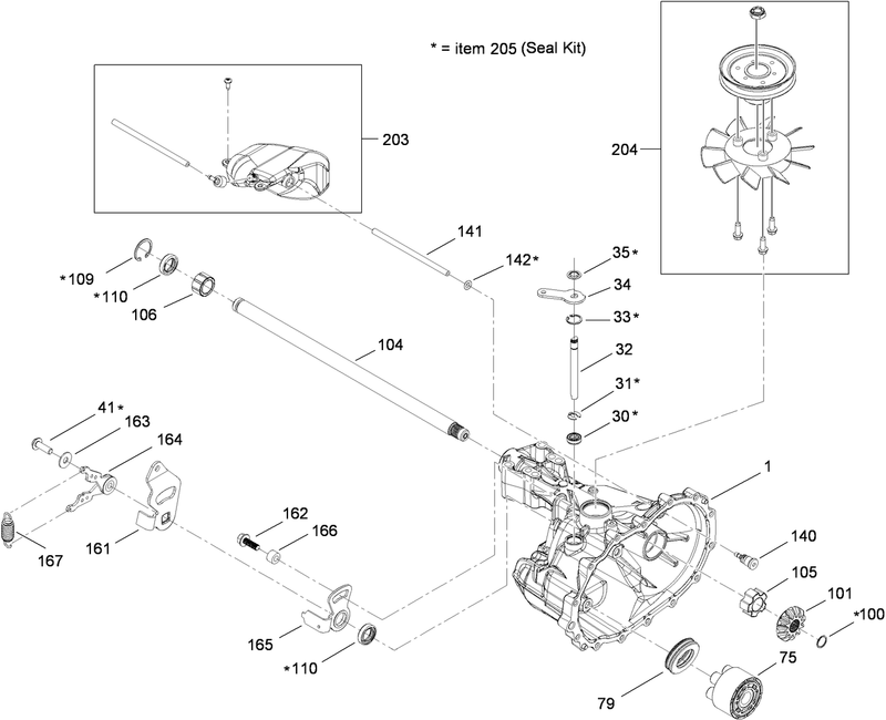 Main Housing Assembly Transmission No 114 3192