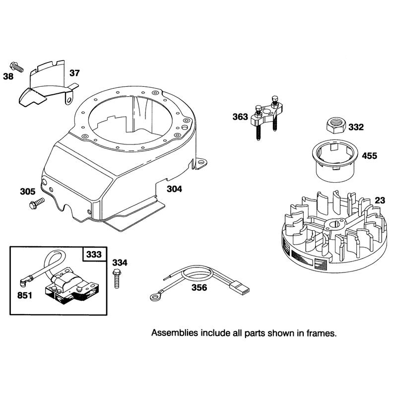 Engine Briggs and Stratton Model 127802-0513-21