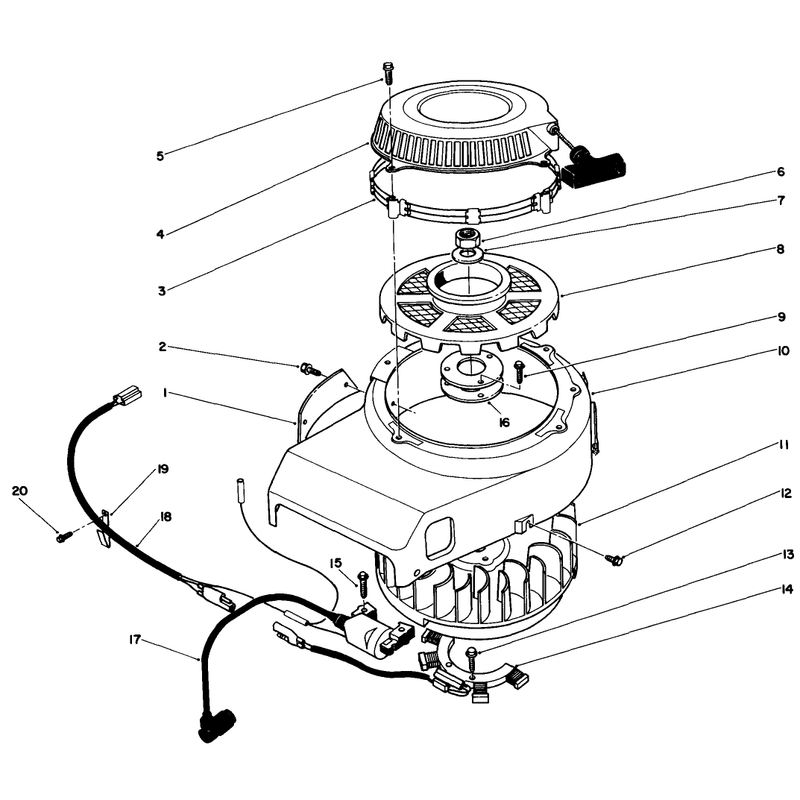 Recoil and Flywheel Assembly