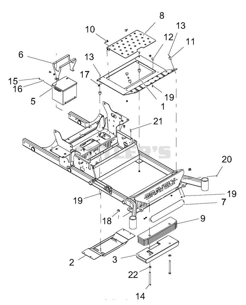 Battery, Weights and Foot Plates