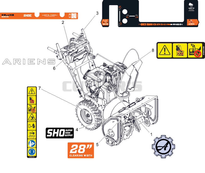 Decals - 28" - SHO