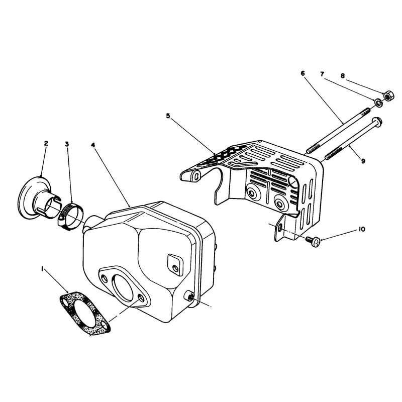 Muffler Assembly Model No 47pn2-3