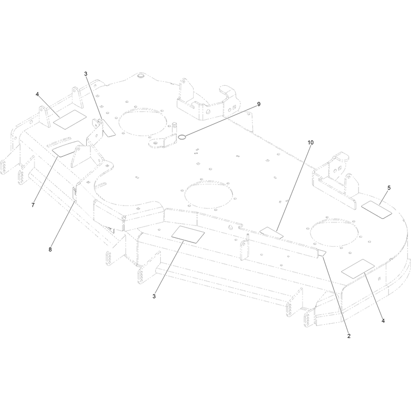 Deck Decal Assembly No 126-7719
