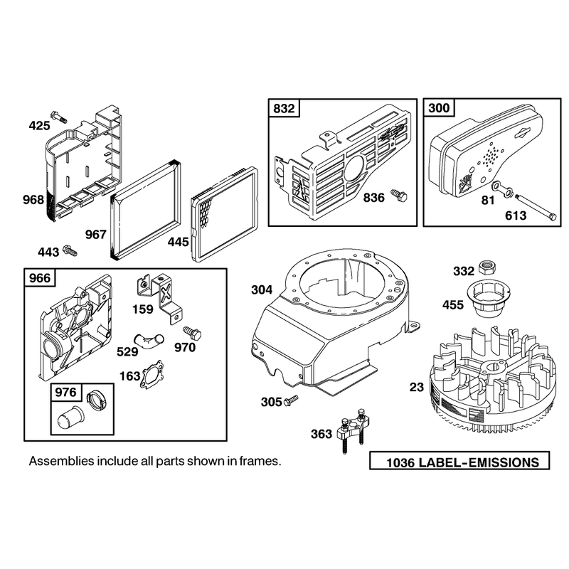 Engine Briggs and Stratton Model 12j805-2370-B1