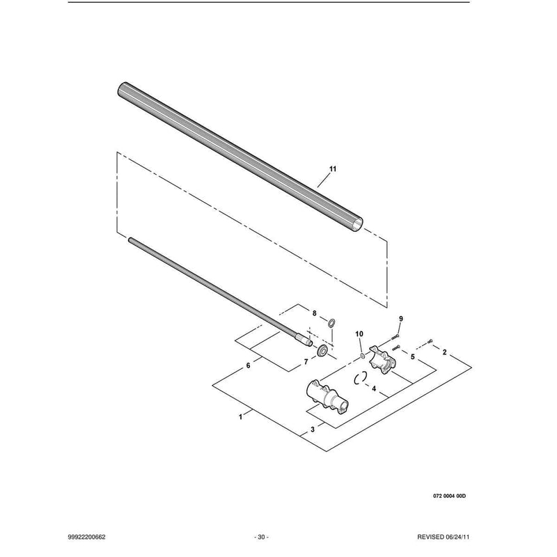 Main Pipe -- Lower S/N: E09412001740 - E09412999999
