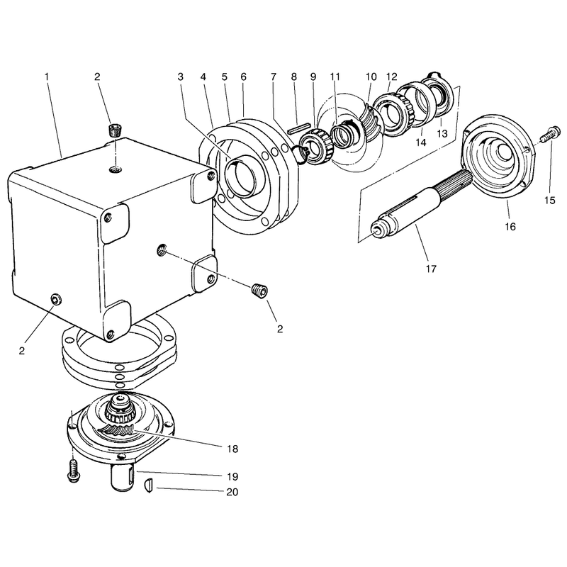 Gear Box Assembly No 68-6810
