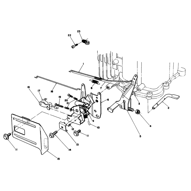 Governor Assembly (engine Model No. Vml0-2)