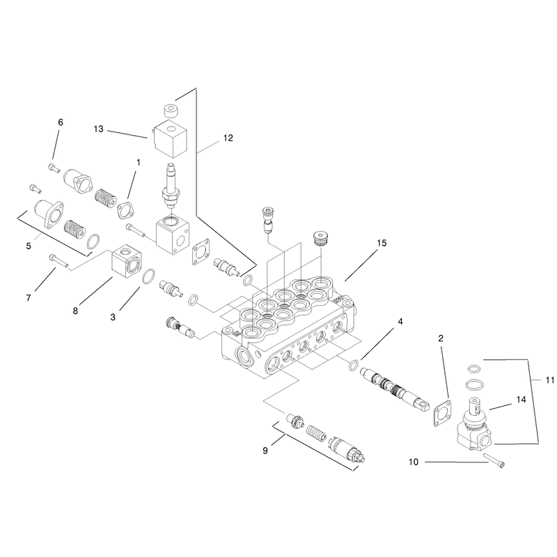 Hydraulic Valve Assembly No 98-2658