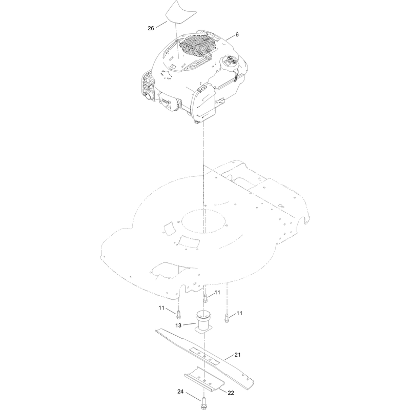 Engine and Blade Assembly