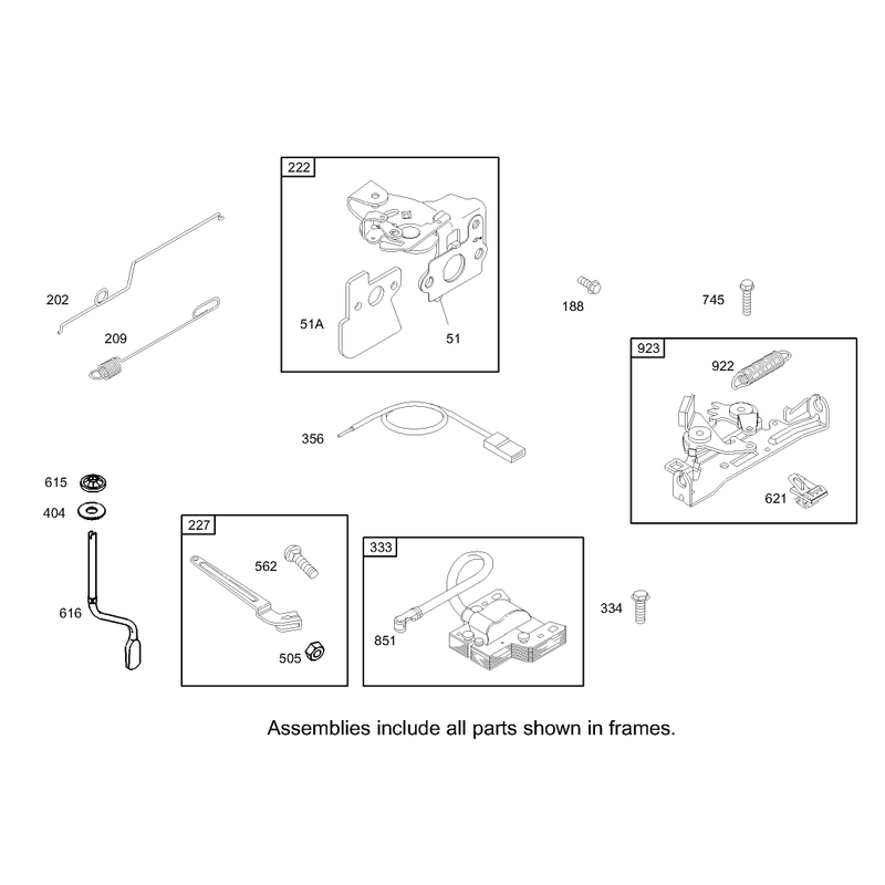 Governor Assembly Briggs and Stratton Model 122602-0111-E1