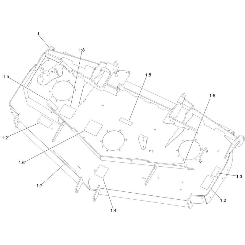 Deck Decal Assembly No 139-8132