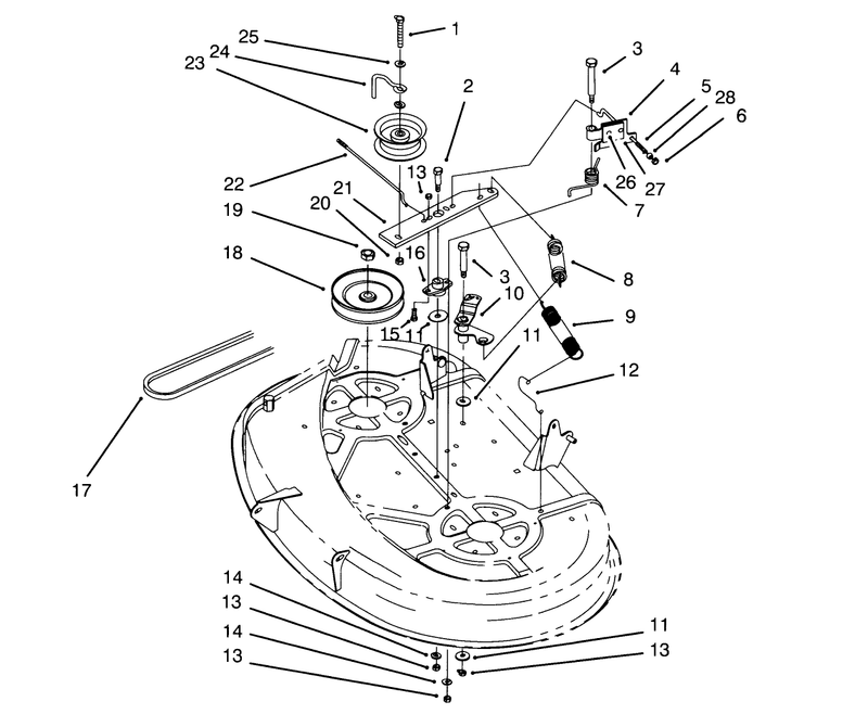 Brake Assembly 38in Cutting Unit