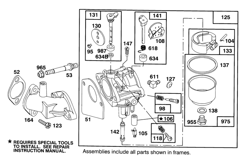 Engine Briggs and Stratton Model 286707 0452 01