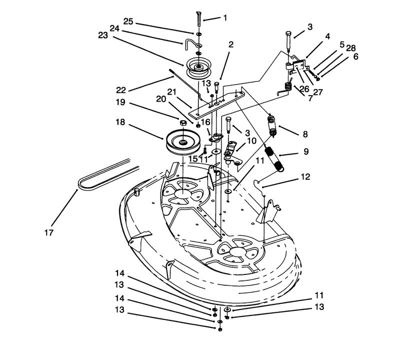 Brake Assembly 38in Cutting Unit
