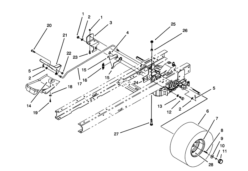 Speed Control and Rear Wheel Assembly