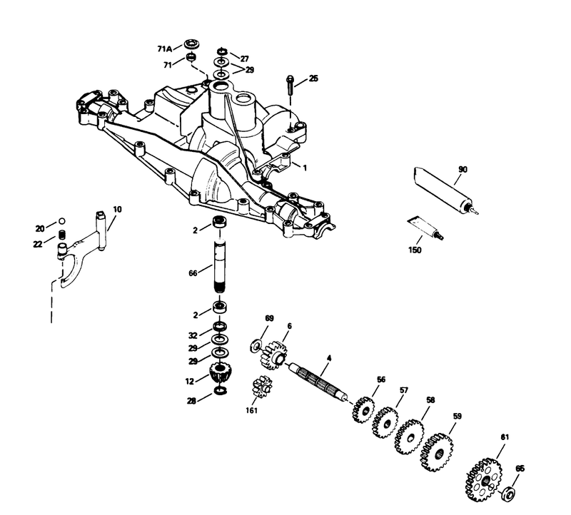 Peerless Transaxle Model No 915 020